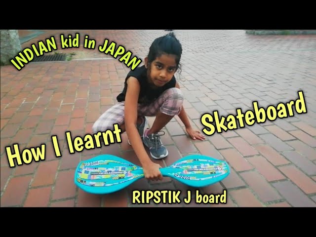 How to learn SKATEBOARD | RIPSTIK | J BOARD | - YouTube