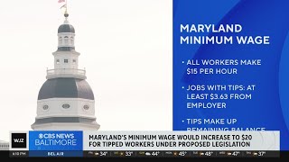 Maryland lawmakers discuss wage increase for tipped workers