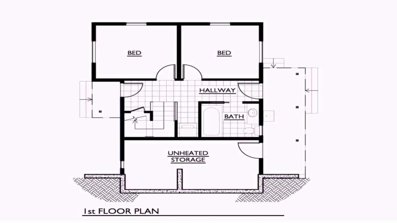  Home  Plan  Design  700  Sq  Ft  YouTube