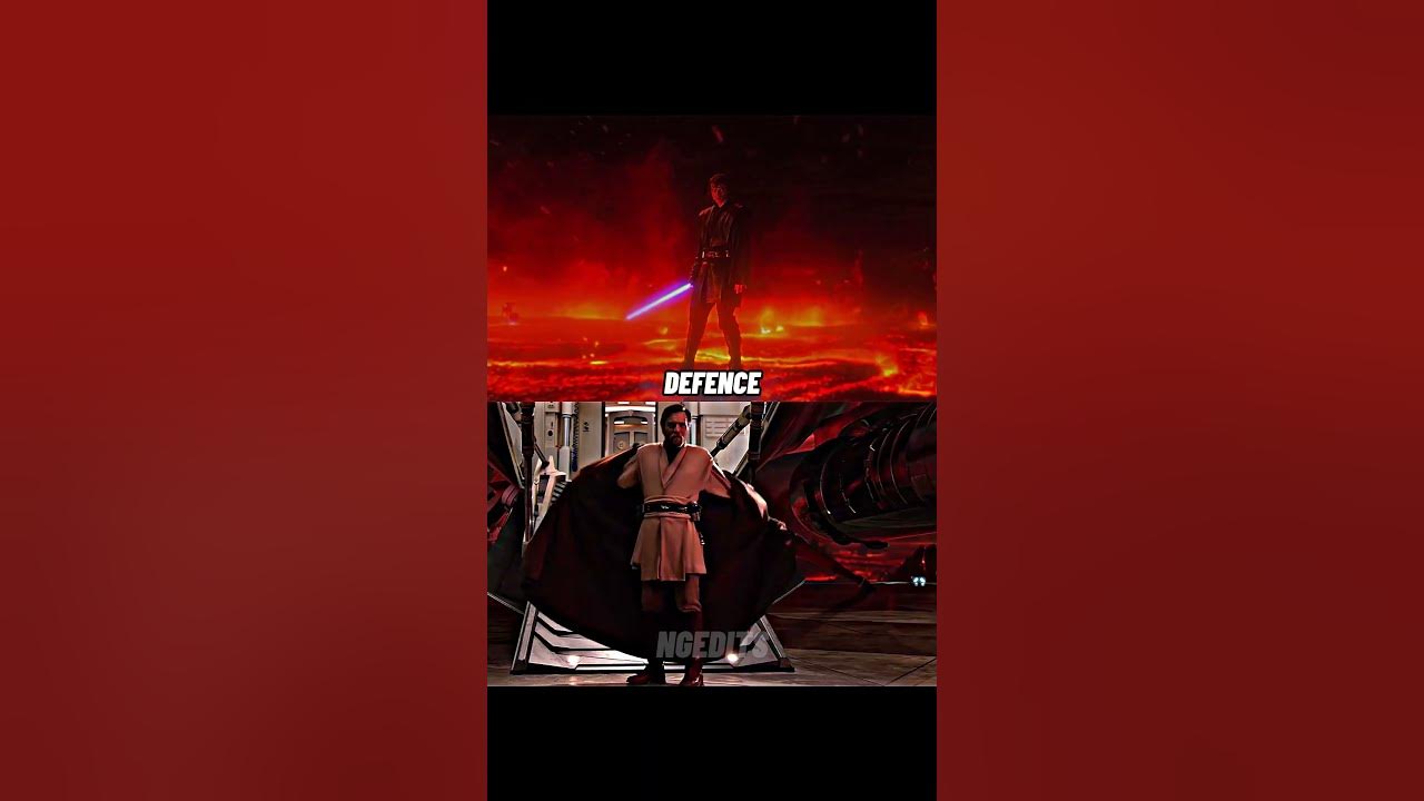 Knightfall Vader VS Obi-Wan Kenobi | #shorts #edit #starwars
