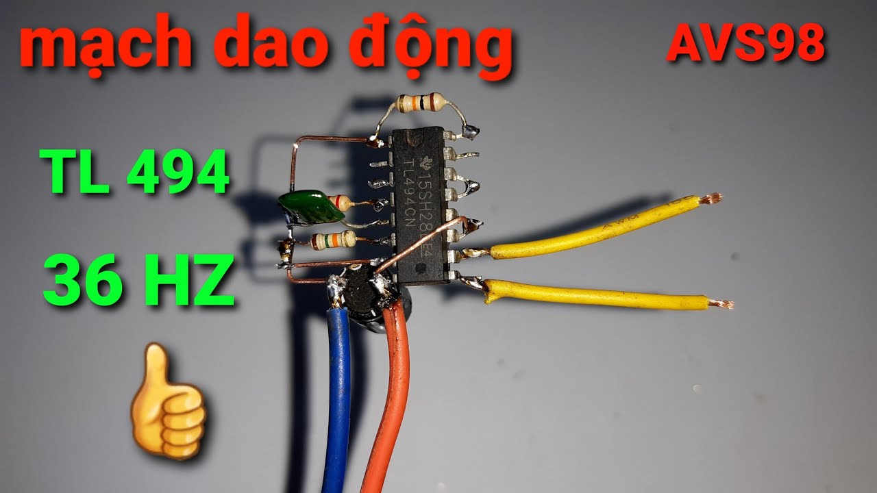 mạch dao động tl 494