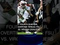 Fourth quarter overtime thread: FSU vs. Virginia Cavaliers