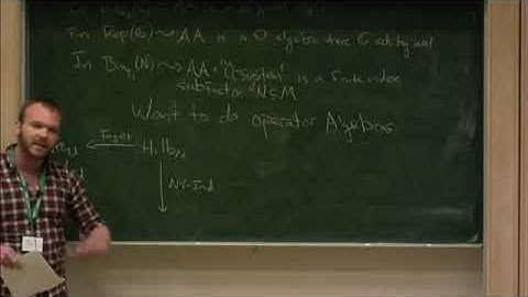 Dr. Corey Jones | Operator Algebras in rigid C*-tensor categories