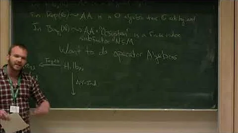 Dr. Corey Jones | Operator Algebras in rigid C*-tensor categories