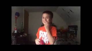 Boy Playing With Duct Tape