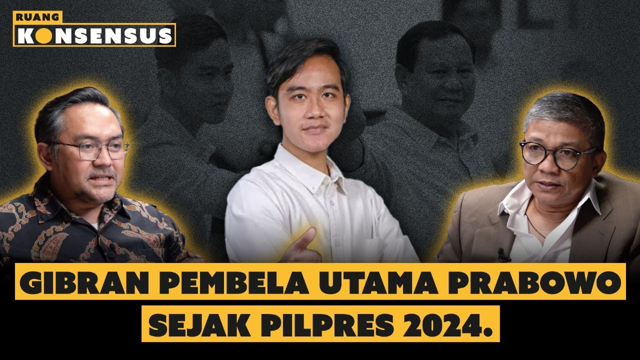 Gibran Politisi Muda Handal❗ Prabowo Paham Kehandalan Gibran❗ | Ruang Konsensus #budhiusmpiliang