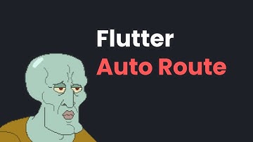 How to use auto router in Flutter | Flutter Navigation and Routing