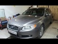 Volvo S80  2007г   Ошибка неисправности фар.  Ремонт замка двери.