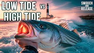 Should I Surf Fish High Tides or Low Tides? Is It That EASY? - Striped Bass Education Part 2