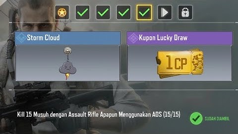 kill 15 Musuh dengan Assault Rifle Apapun Menggunakan ADS (15/15)