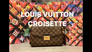 Распаковка сумки Louis Vuitton Croisette. Сумка луи виттон обзор.