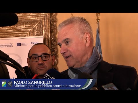 Ministro PA Zangrillo a L'Aquila: "Ridiamo slancio all'Abruzzo"