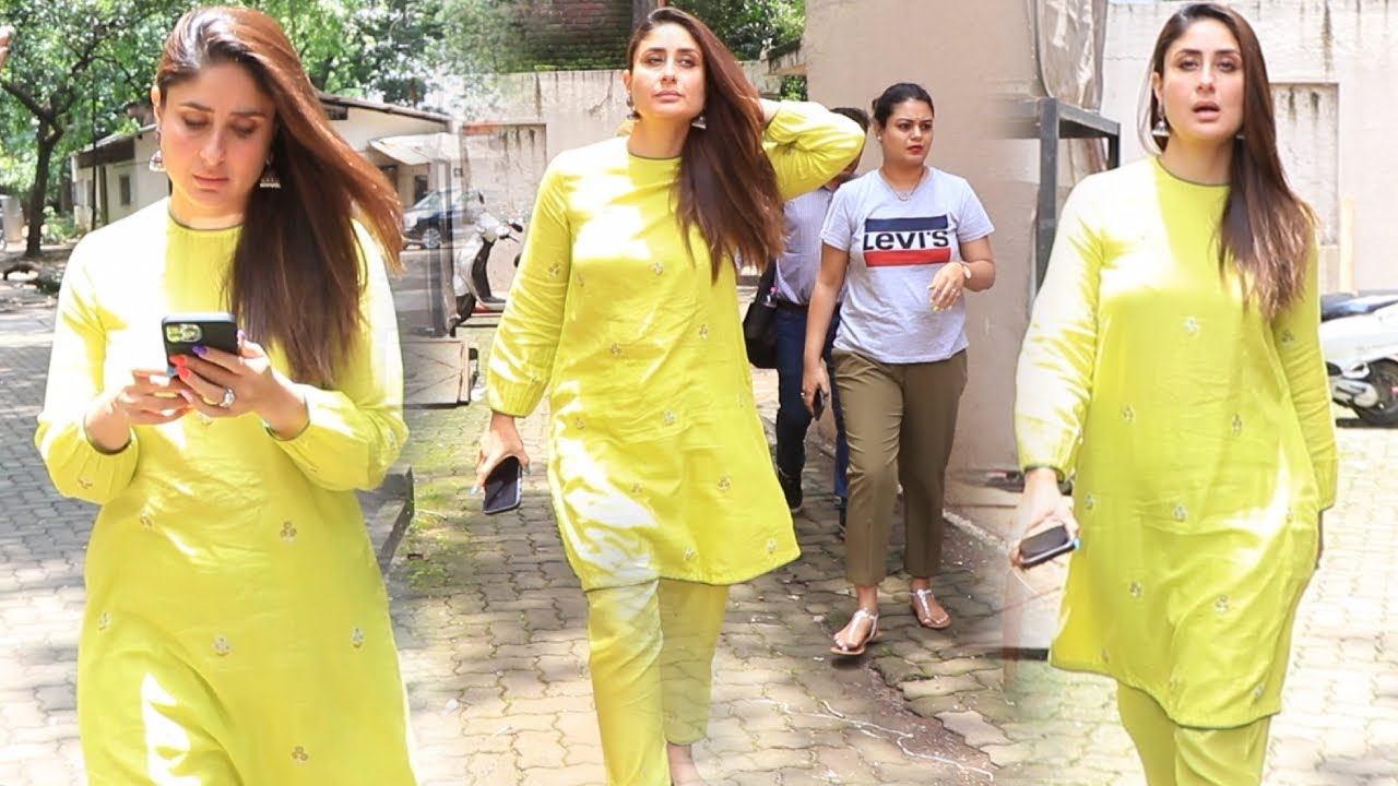Kareena Kapoor Charms In A Green Suit