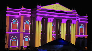 3D Projection Mapping @ Mysuru Town Hall #Mysuru Dasara 2017