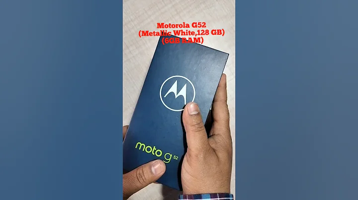 Motorola g52 (Metallic White,128GB) (6GB RAM) Unboxing #motorolag52 #motorola #4g #budgetsmartphone