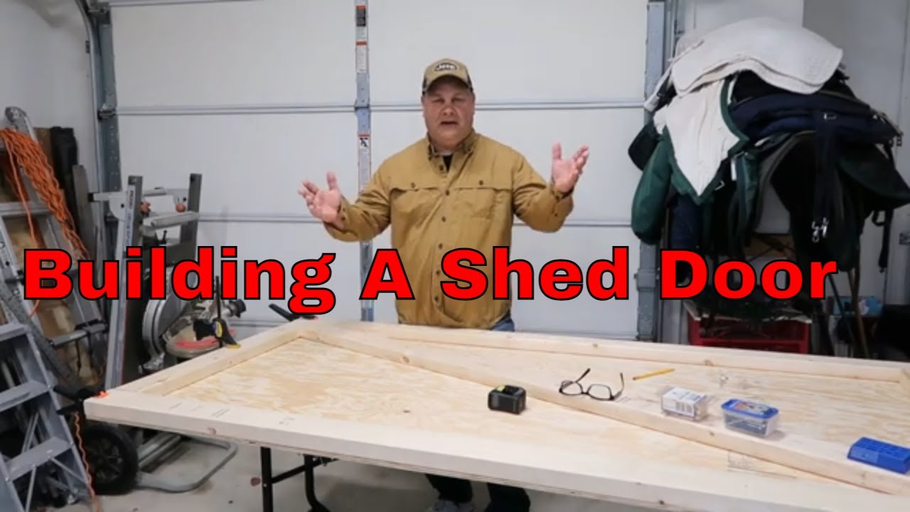 How To Build a Shed Door - Episode 4 - YouTube