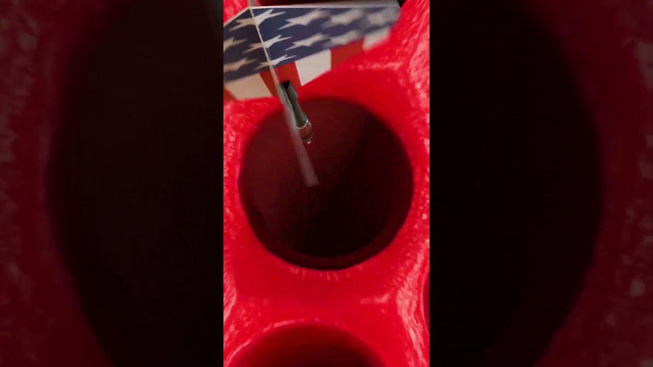 Infinite dart shot! 🎯 where will the dart land? 