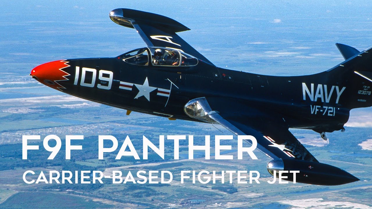 F9F Panther - A brilliant Success For The First-Gen Jet Fighter For The US  Navy 