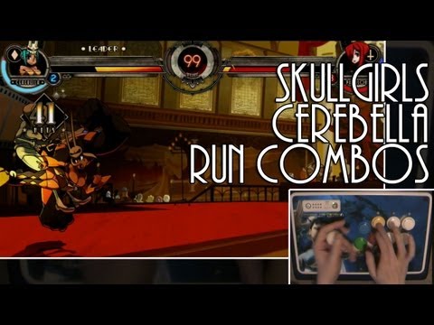 Cerebella Advanced Run Combos [Skullgirls]