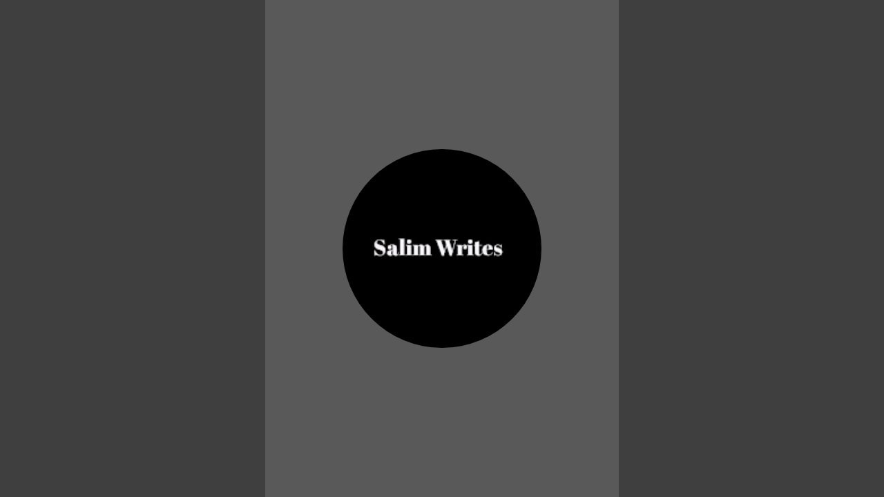 Salim Writes is live!