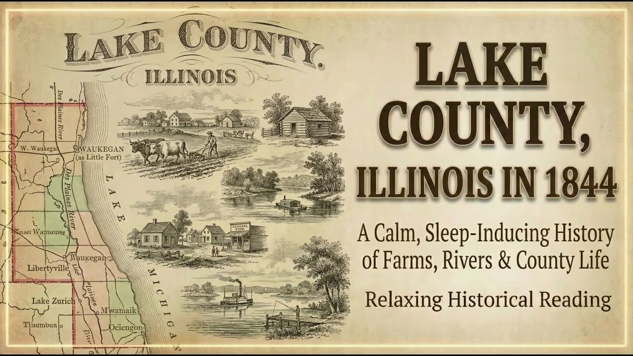 Lake County, Illinois in 1844 | A Calm, Sleep-Inducing History of Farms, Rivers & County Life