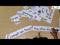 Funenglishlearning sentencemaking flashcardlearning funtolearn creativethinking diyactivity
