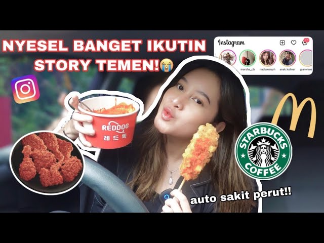 24 JAM MAKAN BERDASARKAN INSTAGRAM STORY TEMEN!!! | Aurelliaurel class=