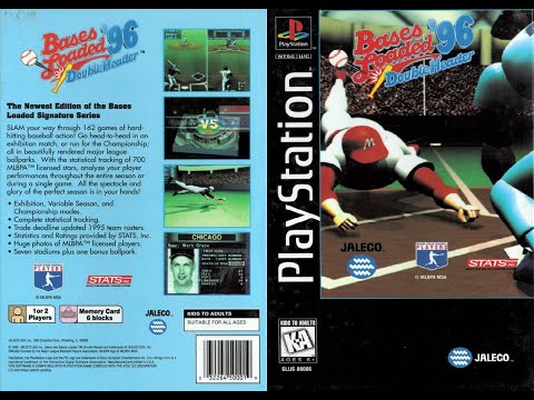 Bases Loaded u002796: Double Header (PlayStation) - San Diego Padres vs. Oakland Athletics