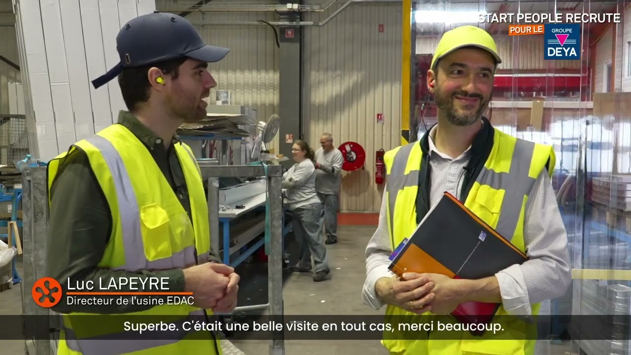 Start People recrute pour le groupe DEYA