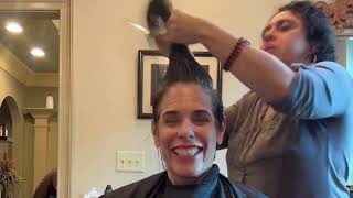 Chopping off all my hair!!!