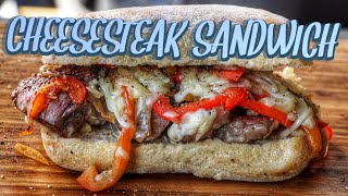 Philly cheesesteak sandwich - english bbq-video 0815bbq
