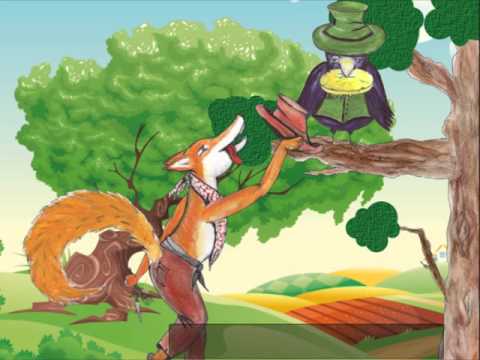 le-corbeau-et-le-renard,-la-fontaine-(texte,-audio-et-illustrations)