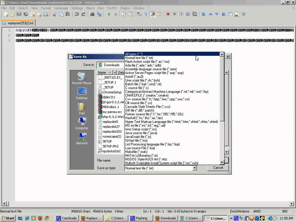 dat file to txt converter