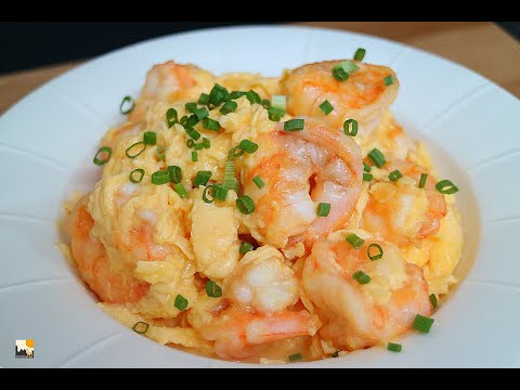 กุ้งผัดไข่คนนุ่ม By สร้างสรรค์เมนูไข่