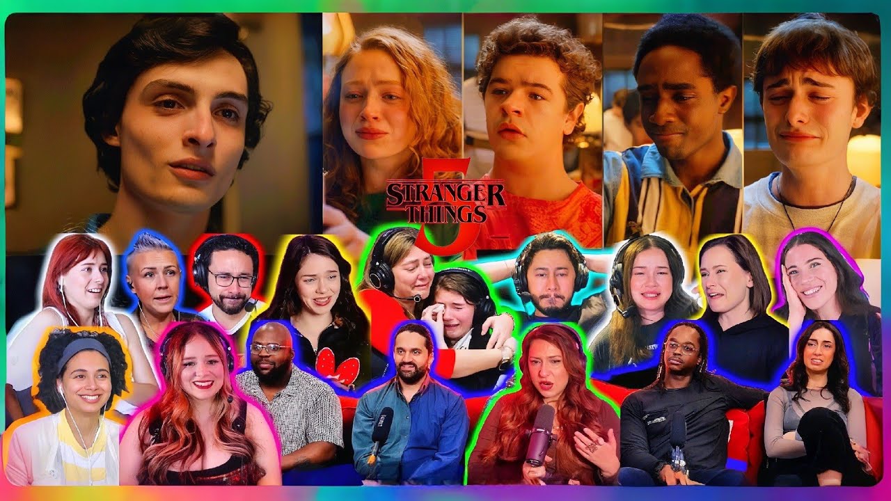 Fans EMOTIONALLY React To The FINAL SCENE | Stranger Things S5 Ep 8 ENDING SCENE Reaction Mashup
