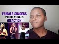 FEMALE SINGERS - "When Was Their Prime" (REACTION)