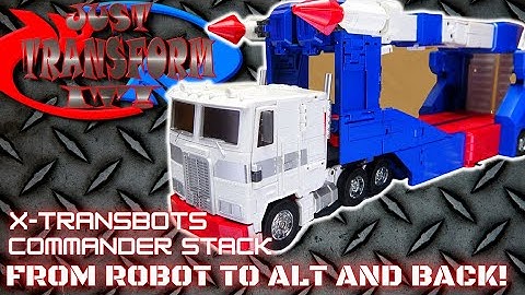 JUST TRANSFORM IT!: X-Transbots Commander Stack (Ultra Magnus)