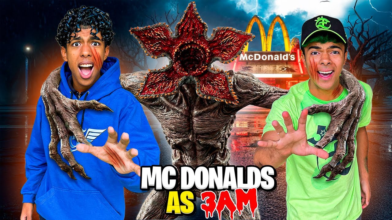 FOMOS NO McDonald AS 3 DA MANHÃ MAS ALGO MUITO BIZARRO ACONTECEU… 