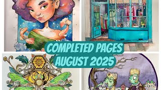 Completed pages August 2025