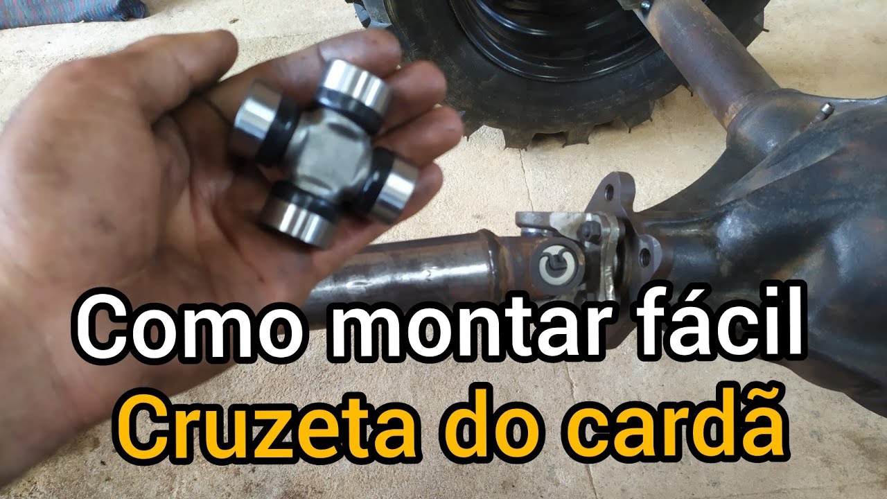 Como montar uma cruzeta de cardã facilmente e rápido
