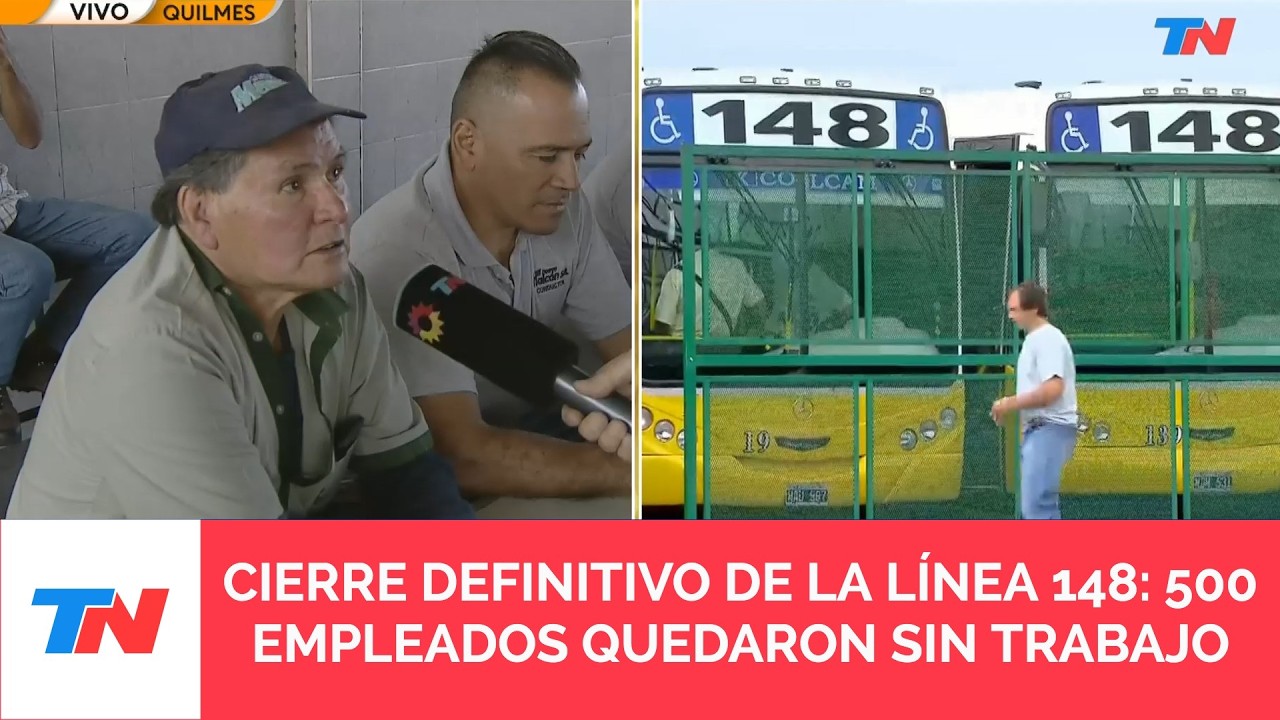 ►Crisis terminal en el transporte: Cierra la línea 148 y 500 empleados quedan en la calle