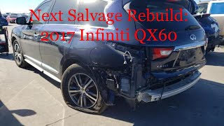 Salvage Auction Rebuild: 2017 Infiniti QX60 Replacing the Rear Control Arms