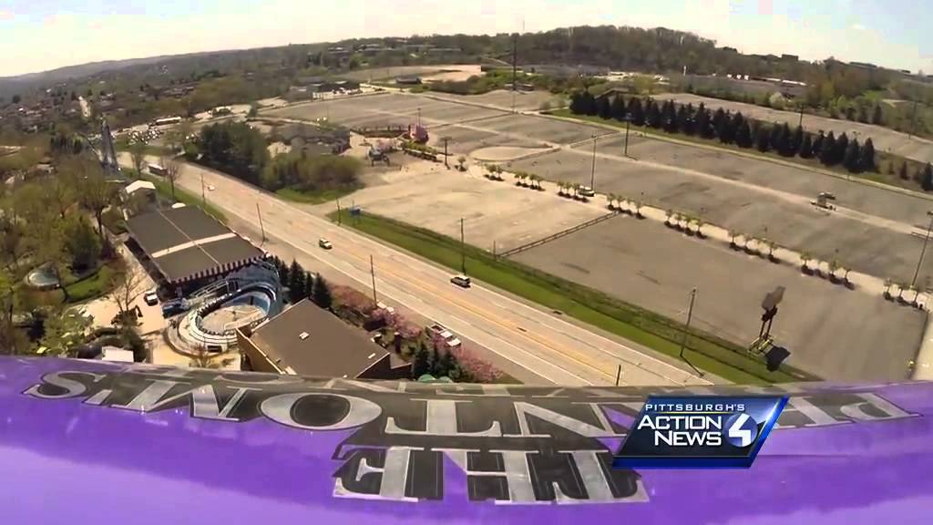 Raw video: Front-seat view from The Phantom's Revenge at Kennywood