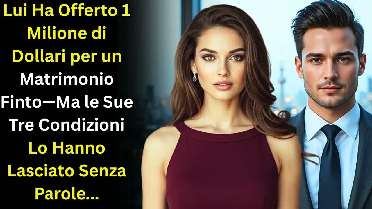 Ha offerto 1 milione $ per un matrimonio finto—ma le sue 3 condizioni lo hanno senza parole