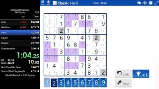 Microsoft Sudoku - All Classic WR 3:02.31 screenshot 1