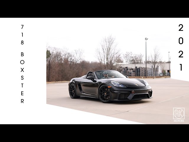 2021 Porsche 718 Boxster Spyder - Stock 137793 - YouTube