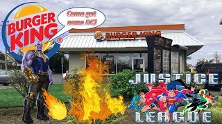 Burger King Justice League Action King Jr Meal | Beach Food Review