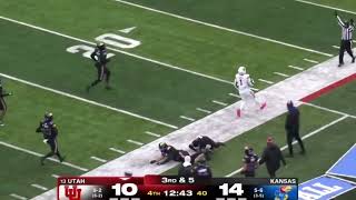 Devon Dampier 2025 CFB Game Highlights vs Kansas