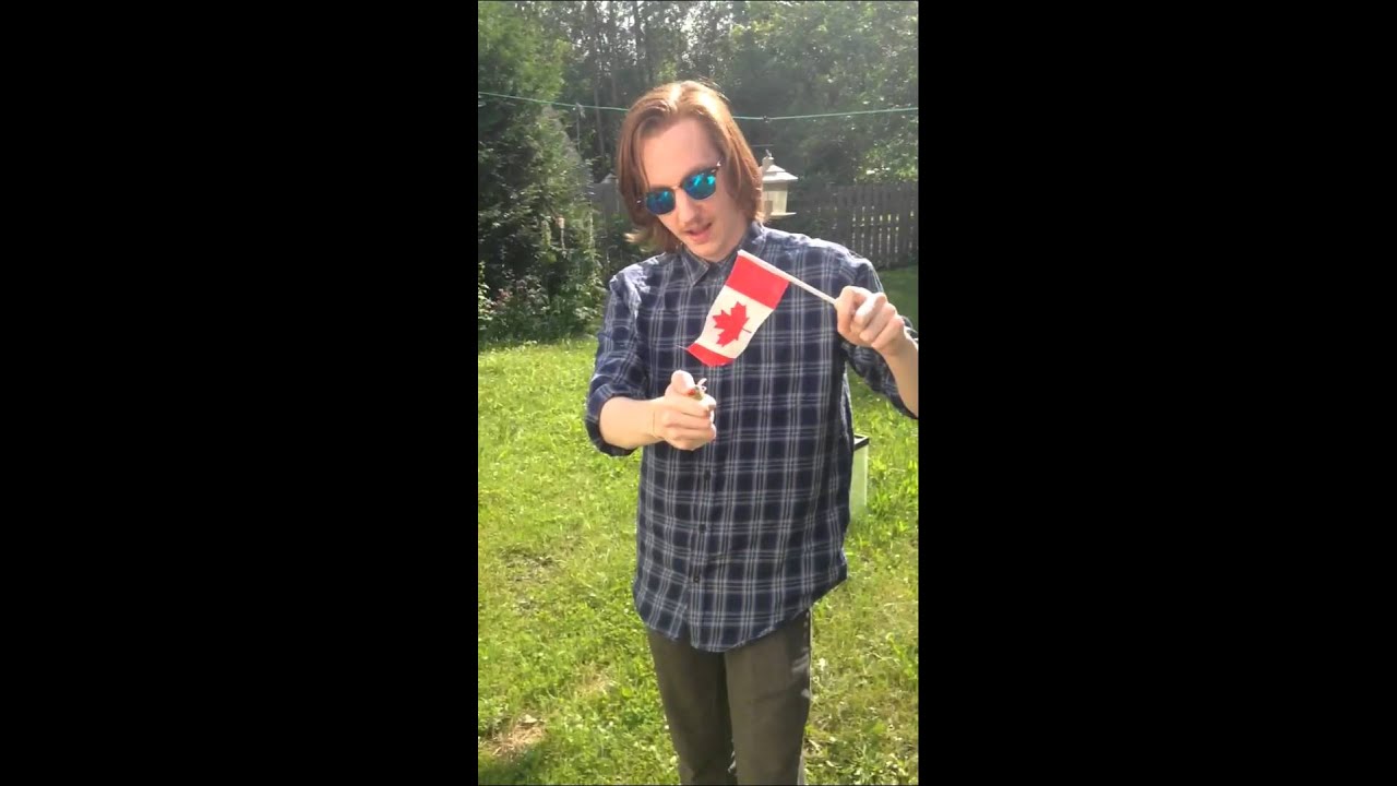 ANARCHIST BURNS CANADIAN FLAG ON CANADA DAY[REAL]