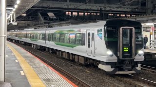 E257系OM52編成開運成田山初詣武蔵野号返却回送　2024.1.8